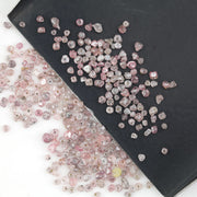 pink lab grown diamond beads with a rough CVD surface for jewelry making