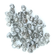 Shop Natural Grey White Rough Diamond Lot featuring mixed silver and smoky tones.