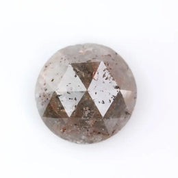 Natural Brownish-Grey Colored Diamond Loose Polised Diamond Round Brilliant Cut Diamond Loose Stone For Jewelry 