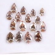 Brown Pear Lab Grown Diamond – 2–5 mm CVD Pear Cut Loose Fancy Color Diamond for Jewelry, Engagement Rings & Custom Fine Jewelry
