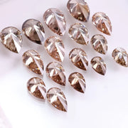 Brown Pear Lab Grown Diamond , 2 to 5mm CVD Pear Cut Diamond , Loose Fancy Color Diamond for Jewelry, Engagement, Custom Ring