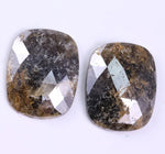 5.05 Ct Black Yellow Colored Diamond Use For Jewerly Oval Cut Diamond Pair Salt And Pepper Diamond Unique Diamond 