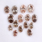 Oval Cut Brown Lab Grown Diamond – 2–6 mm CVD Loose Diamond for Engagement Rings, Custom Jewelry & Fine Jewelry Designs