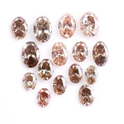 Oval Cut Brown Lab Grown Diamond – 2–6 mm CVD Loose Diamond for Engagement Rings, Custom Jewelry & Fine Jewelry Designs