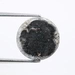 4.81Ct Natural Black Colored Diamond Loose Polised Diamond Round Shaped Diamond For Custom Jewelry