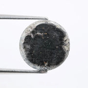 4.81Ct Natural Black Colored Diamond Loose Polised Diamond Round Shaped Diamond For Custom Jewelry