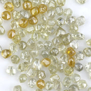 yellow and white raw rough stones for jewelry making and custom designs