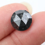 4.81Ct Natural Black Colored Diamond Loose Polised Diamond Round Shaped Diamond For Custom Jewelry