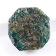 Premium natural blue Asscher shape diamond loose stone with rich blue color for bespoke jewelry.