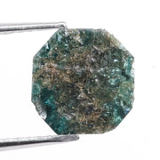 Premium natural blue Asscher shape diamond loose stone with rich blue color for bespoke jewelry.