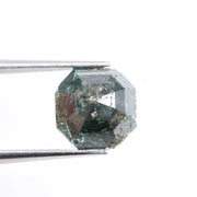 2.18 Ct Natural Blue Rough Diamond – Unique Faceted Raw Loose Diamond for Custom Jewelry