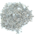 Natural gray silver diamond rough crystal with metallic shine and raw uncut texture