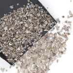 brown natural diamond chips with irregular raw surfaces for custom jewelry making