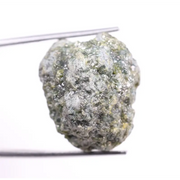 33.68 Ct Natural Light Green Rough Diamond  Loose Raw Uncut for Custom Jewelry 