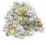 Multi colour diamond loose stone with natural vibrant hues and brilliant sparkle