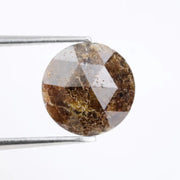 Natural Round Brilliant Cut Diamond Polised Loose Diamond Brownish-Grey Raw Diamond For Fine Jewelry 