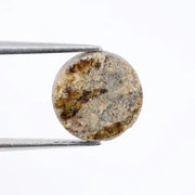 Natural Round Brilliant Cut Diamond Polised Loose Diamond Brownish-Grey Raw Diamond For Fine Jewelry 