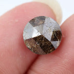 Natural Round Brilliant Cut Diamond Polised Loose Diamond Brownish-Grey Raw Diamond For Fine Jewelry 