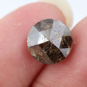 Natural Round Brilliant Cut Diamond Polised Loose Diamond Brownish-Grey Raw Diamond For Fine Jewelry 