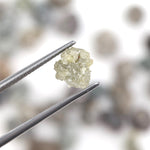 52.46 ct mixed color raw diamond stone for jewelers and custom designs