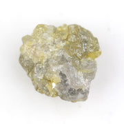 2.25 ct yellow raw diamond with a natural rough surface for jewelry design