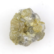 2.25 ct yellow raw diamond with a natural rough surface for jewelry design