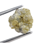 2.25 ct yellow raw diamond with a natural rough surface for jewelry design