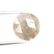 natural round diamond engagement rings and natural grey brown diamond earrings rose cut diamond 