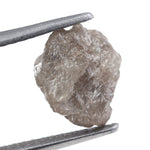 1.80 carat grey uncut diamond loose stone for custom nature inspired ring design