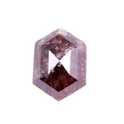 0.60 Ct hexagon diamond, natural fancy color loose rustic diamond for  custom jewelry