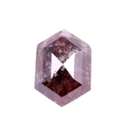 0.60 Ct hexagon diamond, natural fancy color loose rustic diamond for  custom jewelry