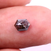0.60 Ct hexagon diamond, natural fancy color loose rustic diamond for  custom jewelry