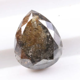 Natural pear cut diamond displaying exceptional fire and brilliance. This real natural diamond is earth-mined and ideal for engagement rings, wedding jewelry, and custom fine jewelry creations.