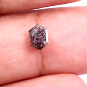 0.60 Ct hexagon diamond, natural fancy color loose rustic diamond for  custom jewelry