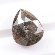 Natural pear cut diamond displaying exceptional fire and brilliance. This real natural diamond is earth-mined and ideal for engagement rings, wedding jewelry, and custom fine jewelry creations.