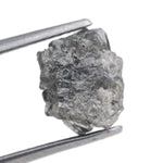grey raw diamond stone for custom wedding ring design