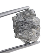 grey raw diamond stone for custom wedding ring design