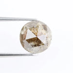 Fancy 3.47Ct Yellowish-Grey Colored Diamond Loose Diamond  Round Brilliant Cut Diamond For Custm Fine Jewelry 