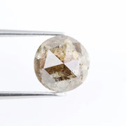 Fancy 3.47Ct Yellowish-Grey Colored Diamond Loose Diamond  Round Brilliant Cut Diamond For Custm Fine Jewelry 