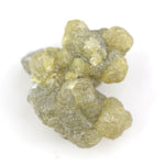 2.11 carat yellow raw diamond for custom ring design