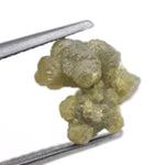 2.11 carat yellow raw diamond for custom ring design
