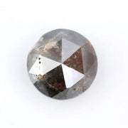 Fine 4.38Ct Natural Round Brilliant Cut Diamond Polised Diamond Black Colored Diamond For Fine Jewelry 