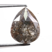 Natural pear cut diamond displaying exceptional fire and brilliance. This real natural diamond is earth-mined and ideal for engagement rings, wedding jewelry, and custom fine jewelry creations.
