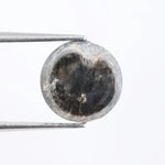 Fine 4.38Ct Natural Round Brilliant Cut Diamond Polised Diamond Black Colored Diamond For Fine Jewelry 
