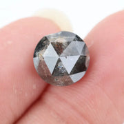 Fine 4.38Ct Natural Round Brilliant Cut Diamond Polised Diamond Black Colored Diamond For Fine Jewelry 