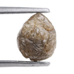 1.59 carat brown raw diamond stone for custom pendant design