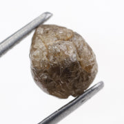 1.59 carat brown raw diamond stone for custom pendant design