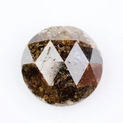 8.03Ct Natural Brownish-Black Colored Polised Diamond  Round Brilliant Cut Diamond For Custom Fine Jewelry 