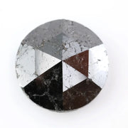 Natural 13.56 Ct Black Colored Diamond Loose Round Brilliant Cut Diamond For Fine Custom Jewelry 