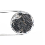 Natural 13.56 Ct Black Colored Diamond Loose Round Brilliant Cut Diamond For Fine Custom Jewelry 